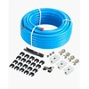 VEVOR Suslėgto oro linijos rinkinys, 100FT x 3/4", HDPE ir aliuminio, mėlynas