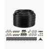 VEVOR Suspausto oro linijos rinkinys, 200 ft x 3/4", HDPE-aliuminio vamzdynų sistema, juodas
