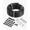 Koduva VEVOR suspausto oro linijų rinkinys, 100 pėdų x 3/4", HDPE ir aliuminis, juodas