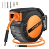 VEVOR Susukamas oro žarnos ritė, 3/8 col. x 50 pėdų, 300 PSI, su 5 pėdų įvadine žarna