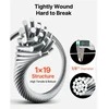 VEVOR T316 nerūdijančio plieno lynas, 3,2 mm, 300 m