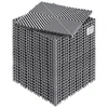 VEVOR Tarpusavyje sujungiami drenažo kilimėliai, 12 x 12 col., 24 vnt., pilki