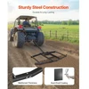 Koduva VEVOR tempiamas drag harrow, 74" pločio, Q235 plienas, su reguliuojamomis juostomis ir kaištiniu prikabinimu