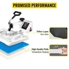 Koduva VEVOR terminio spausdinimo presas 30,5 x 38,1 cm 5 in 1, 1250 W, baltas