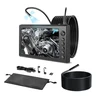 Koduva VEVOR trigubo objektyvo endoskopas su dvigubu kabeliu, 7" HD IPS padalintas ekranas, 8+2 LED, 8X priartinimas, 5000 mAh, IP67, 5 m + 3 m