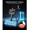Koduva VEVOR trigubo objektyvo endoskopas su šviesa, 5" HD IPS ekranas, 8+2 LED, 8X priartinimas, 5000 mAh, IP67, 1,5 m