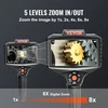 Koduva VEVOR trigubo objektyvo tikrinimo kamera su šviesa, 12,7 cm IPS ekranas, 8X priartinimas, 1080P, 5 m