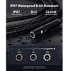 Koduva VEVOR trigubos kameros endoskopas, 11,4 cm IPS ekranas, 1080P, 5 m kabelis, 8 šviesos, 2860 mAh