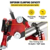 VEVOR Trikojo grandininės spaustuvės vamzdžiams, 1/8"–5", 92,5 cm, sulankstomos plieninės kojelės
