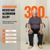 VEVOR Tualeto saugos rėmas, reguliuojamas pločio ir aukščio, iki 136 kg