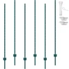 VEVOR Tvoros stulpai 6 vnt., 182,88 cm, žali