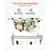 Koduva VEVOR ugnies stiklas, 10 lbs / 4,5kg, 1/2 col. / 12,7 mm, vario, skaidrus ir auksinis