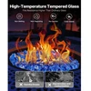 Koduva VEVOR ugnies stiklas, 20 lbs / 9kg, 1/2 col. / 12,7 mm, kobalto mėlyna