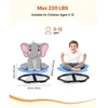 VEVOR Vaikiška sukamą kėdė, 220 lb / 100 kg, gėlės formos, mėlyna