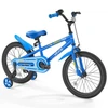VEVOR Vaikiškas BMX dviratis, 45,72 cm, mėlynas, su pagalbiniais ratukais