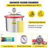 Koduva VEVOR vakuuminė kamera 2 gal/7,6 l su 4 CFM 113 l/min 1/3 AG vakuuminiu siurbliu