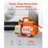 VEVOR Vakuuminis siurblys 113 l/min (4 CFM), vienpakopis, R134a R22 R410a sistemoms, su alyvos buteliuku