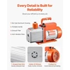 Koduva VEVOR vakuuminis siurblys, 254 l/min (9 CFM), 2 pakopų rotacinis mentinis, R134a R22 R410a sistemoms