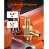 Koduva VEVOR vakuuminis siurblys, 3,5 CFM (99 L/min), vienos pakopos HVAC rotacinis mentinis, R134a/R22/R410a, 1/4 AG