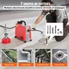 VEVOR Vamzdžių užsikimšimų valymo mašina 20 m x 16 mm 250 W, rankinis padavimas