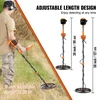 Metalo detektorius VEVOR Vandeniui atsparus metalų detektorius, 30,5 cm ritė, LCD, 7 režimai, Bluetooth ausinės