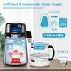 VEVOR Vandens distiliatorius 4 l, 1 l/val., su laiko ir temperatūros ekranu, sidabrinis