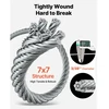 VEVOR Vielinio lyno rinkinys, 35,1 m, 304 nerūdijantis plienas, 1,5 mm