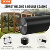 VEVOR Vielos tinklas, 36 col. x 50 pėd. cinkuotas ritinys, 19 gauge, juoda vinilo danga