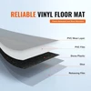 VEVOR Vinilinės grindų plytelės, 305 x 305 mm, baltas marmuro raštas, 50 vnt.