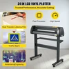 Koduva VEVOR vinilo pjaustyklė-ploteris 34" su SignMaster programine įranga ir stovu, 870 mm