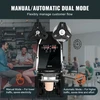 VEVOR Visiškai automatinė puodelių užlydymo mašina, 500–650 puodelių/val., juoda
