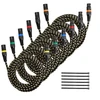 VEVOR XLR mikrofono kabelis, 7,62 m, 6 vnt., ekranuotas, subalansuotas, 3 kontaktų, Male–Female