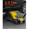 VEVOR Žemas automobilio domkratas, 2 t, plieno, su dvigubais stūmokliais, 75–505 mm