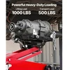 VEVOR Žemo profilio transmisijos kėliklis, 1000 lbs / 0.45 t, 16–64 cm, 360° pasukami priekiniai ratai