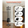 VEVOR Židinio įrankių komplektas, 4 vnt., juodas