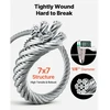 VEVOR Vielinio lyno rinkinys, 3,2 mm, 30,5 m, 304 nerūdijantis plienas