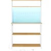 Koduva Virtuvės lentyna su LED apšvietimu, reguliuojamomis lentynomis ir 8 kabliukais, 40 x 80 x 168,4 cm