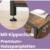 Koduva Virtuvinė lentyna su kabliukais ir 2 metaliniais krepšiais, 80 x 35 x 95 cm, tamsiai ruda