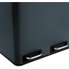 Koduva Virtuvinė šiukšliadėžė 54 l, plienas ir ABS plastikas, 60,4 x 30 x 56,3 cm