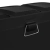 Koduva Virtuvinė šiukšliadėžė su pedalais, 54 l, 3 skyriai, plienas ir ABS, juoda, 60,4 x 30 x 56,3 cm