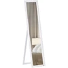 Koduva Viso ūgio veidrodis 831-389WT, baltas, MDF rėmas, 37 x 37 x 154 cm