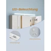 Koduva Vonios veidrodinė spintelė su LED apšvietimu, 14,6 x 70,1 x 70,1 cm, balta