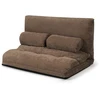 Lauko baldų komplektas Koduva Sulankstomas grindų sofa-lova su 2 juosmens pagalvėmis, kavos