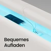 Lova Koduva Lovos rėmas 160 x 200 cm su LED apšvietimu, įkrovimo stotele, baltas