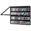 Nuotraukų rėmelis Koduva VEVOR 36 graded sports card display case, 77.5 x 61.7 x 5.3 cm, matinės juodos spalvos