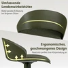 Promotion 2 reguliuojamų pasukamų baro kėdžių komplektas su atlošu ir atrama kojoms, žalia