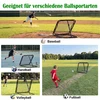 Promotion Futbolo atmušimo tinklas, juodas, metalas ir poliesteris, 85 x 80 x 79 cm