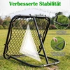Promotion Futbolo atmušimo tinklas, juodas, metalas ir poliesteris, 85 x 80 x 79 cm