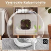 Promotion Kačių kraiko dėžės spintelė su lentyna ir 2 durimis, medžio imitacija, medžio atspalvio balta, 50,8 x 48,3 x 100,3 cm