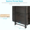 Promotion Malkų stovas su PVC uždangalu, juodas, 152 x 37 x 122 cm